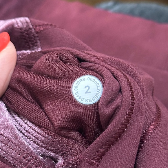 NWOT Lululemon Align Super High-Rise Crop *Velvet SPECIAL EDITION 2 - Picture 6 of 7